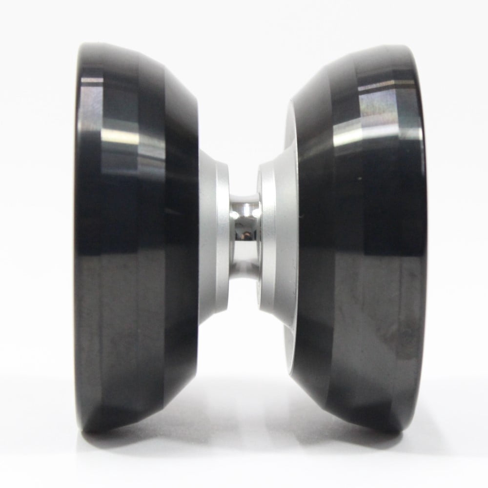 Sengoku Bishamonten Yo-Yo - Bi-Metal YoYo - 7075 Aluminum and Stainless Steel (Silver with Black Rims)