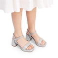 thumbnail image 2 of Sandalia DREAM PAIRS KKUMHS2504 Plateada con Brillo Talla 13 para Niña, 2 of 6