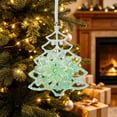thumbnail image 4 of Glitter Transparent Christmas Hanging Ornaments, Xmas Tree Pendants Ideal for Winter Holiday Scene Home Decor, 4 of 6