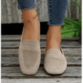 thumbnail image 2 of New Mesh Breathable Flats Women 2024 Spring Autumn Light Slip on Flat Casual Shoes Square Toe Ladies Loafers Zapatillas Mujer, 2 of 6