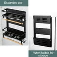 thumbnail image 3 of Innovative Magnetic Spice Rack, Space-Saving Solution for Small Kitchens, Easy to Install on Fridge Side with Super-Strong Magnets for Reliable Attachment, 3 of 5