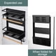thumbnail image 3 of Organizador de especias magnético, estante de especias de acero grueso de alta calidad con imanes superfuertes para una fácil instalación en el costado del refrigerador, diseño que ahorra espacio, 3 of 5