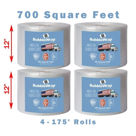 American Bubble Boy Bubble Wrap Bundle for Packing, Shipping and Moving - 700 Ft x 12 inches
