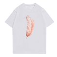 thumbnail image 2 of NAMTYQX Spring Tops for Women 2025 Oversized Round Neck Gemustertes Cool Printed Lightweight Boxy Fit Fashion Short Sleeve Cute Tops for Teen Girls Complexion Size S, 2 of 4
