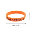 thumbnail image 1 of unbranded 25Ud Pulsera De Silicona Con De Baloncesto En Para Uso En Eventos, 1 of 8