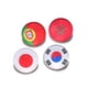 thumbnail image 4 of Botones redondos 32 equipos bandera nacional aficionados al fútbol broche Corea Hugo Pin de broche de la bandera, 4 of 9