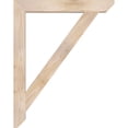 thumbnail image 3 of Ekena Millwork 3 1/2"W x 30"D x 38"H Traditional Slat Smooth Bracket, Douglas Fir, 3 of 4