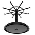 thumbnail image 5 of Hytrove 1Set Rings Rack Round Shape Black 21.0x21.0x16.0in Rotating Jewelry Organizer for Home Users Office Workers, 5 of 8