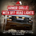 thumbnail image 2 of AMERICAN MODIFIED Grille w/LED for 19-21 Chevy Silverado 1500, Glossy Black, 2 of 8