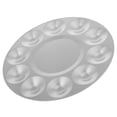 thumbnail image 2 of Miangastore Metal Palette Paint Palette Tray Watercolor Palette Paint Pigment Mixing Palette Watercolor Palette Tray Multi-grid Color Mixing Palette for Model Coloring, 2 of 8