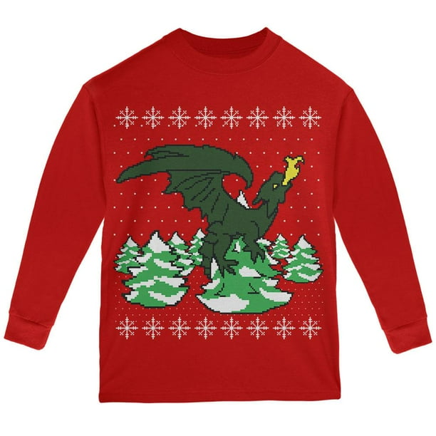 Dragon christmas sweater clearance