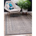 thumbnail image 1 of Unique Loom 3129106 6 x 9 ft. Aigen Salzburg Rectangular Rug, Gray, 1 of 1