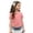 Pink, variant on Toddler Shirts 5t Letter Graphic Printed Crewneck Back To School Short Sleeve T-Shirt Comfy Summer Tops Preppy Toddler Girl Clothes, 5-6 Years, White