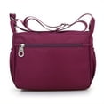 thumbnail image 2 of LHSHID Multi-pocket crossbody bag for women, nylon, shoulder messenger travel handbag with adjustable strap, 2 of 6