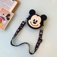 thumbnail image 1 of Mochila de Anime de Disney para niños y niñas, bolsa de silicona impermeable, Mickey, Minnie Mouse, bolso de hombro para niños, mochila escolar para jardín de infantesBlue Fivean unisex, 1 of 2