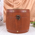 thumbnail image 3 of 1PC Wooden Tea Barrel Retro Charcoal Pu-Erh Tea Box Delicate Tea Canister Chic Tea Gift Box Pu-Erh Tea Storage Box Coffee, 3 of 8