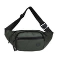 thumbnail image 2 of Bolsa de bandolera impermeable de nylon para hombre | Ligero 0,31 lbs | Correa ajustable para el hombro, mochila mensajera deportiva de exterior espaciosa de 13,4"x5,9"x2,8", 2 of 6