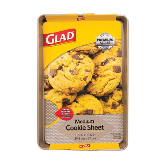 GLAD Premium Gold Cookie Sheet - Medium 15.5in x 10.6in