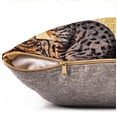thumbnail image 6 of STP GOODS Egyptian Cats Throw Pillow with Insert 18x18” (45x45 cm) Square Tapestry Pillow Sofa Cushion Decorative Couch Cushion for Sofa Living Room Bedroom, Yellow Brown, 6 of 10