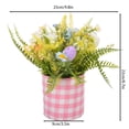 thumbnail image 3 of Easter Egg Tree Potted Plant | Faux Easter Egg Tree Ornament | Holiday Home Decor | Spring & Easter Table Centerpiece | No Water Artificial Plant for Indoor Decor, 3 of 6