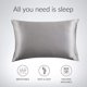 thumbnail image 4 of Funda de almohada de satén para cabello y piel, paquete de 2, fundas de almohada de tamaño estándar Cc, 4 of 5