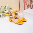 thumbnail image 5 of Girls Dress Shoes Low Heels Sandals Bow Pearl Ankle Strap Flower Girl Wedding Party Shoes Flower Girl Shoes 8-9 Years, 5 of 8