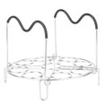 thumbnail image 2 of Stainless Steel Steamer Shelf, Time Saving Steamer Rack, With Handle For Home Restaurant, 2 of 8