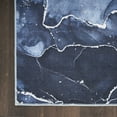 thumbnail image 5 of Inspire Me! Home Décor Daydream Abstract Machine Washable Navy Blue 5'3" x 7'3" Area Rug (5x7), 5 of 9