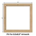 thumbnail image 2 of Beige Suede Picture Frame Mat for 11x11 Frames - Fits 9x9 Photos - 25 Mats, 2 of 7