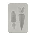 thumbnail image 1 of Moldes de Pascua grises con forma de zanahoria, de silicona, para chocolate, fondant, pasteles, dulces, adornos para cupcakes, arcilla polimérica, jabón, cera, decoración., 1 of 6
