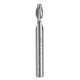thumbnail image 1 of Unique Bargains 5.5mm Cutting HSSAL Spiral Drill Bit Straight End Mill Cutter 2 Flute with 6mm Shank, 1 of 4
