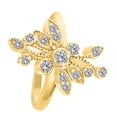 thumbnail image 3 of Aonejewelry 0.35 Ct. Ttw Handcrafted Designer Diamond Ring In 10K Yellow Gold, 3 of 4