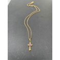thumbnail image 4 of Korea Gold 24K Necklace Gold Plating Cross Necklace For Girls Jewelry Gift Religion, 4 of 5