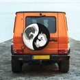 thumbnail image 6 of Yiaed Unicorn in Yoga Print Tire Wheel Cover, Waterproof Spare Tire Cover Fit for Jeep, Truck,Trailer, RV, SUV, Camper and Most Vehicle-14 inch, 6 of 6