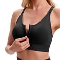 thumbnail image 4 of Iyufng Sports Bras for Women Front Zipper Wireless Bra Adjustable straps Exercise Bra, 4 of 6
