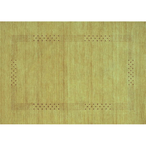 Ahgly Company Indoor Rectangle Abstract Light Blue Contemporary Area Rugs, 2' x 4'