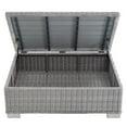 thumbnail image 5 of Modway Conway 45" Modern Rattan Outdoor Coffee Table in Light Gray, 5 of 7