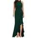 thumbnail image 1 of Moda mujer otoño casual Color sólido cuello redondo vestido sin mangas vestido de noche Pompotops  ghjkhdj6607, 1 of 7