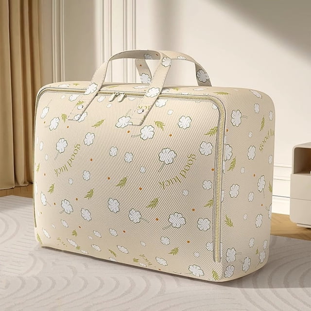 Zonao Sac de Rangement Anti-Humidité Grande Capacité, Boîte de Rangement avec Fermetures Éclair pour Couette Oreiller Couverture Couverture