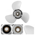 thumbnail image 4 of Hélices De Motor De Barco, Hélice De Taladro De Alta Resistencia De 3 Cuchillas De 15 Dientes De Alto Empuje Para Yamaha 50-130HP ANGGREK 3 Blades Propeller, 4 of 8