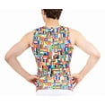 thumbnail image 3 of Insta Slim USA Flags Activewear Sleeveless Crew Neck 5TAT0N1, 3 of 3