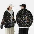 thumbnail image 6 of Gaeub Butterfly1 Men's and Women's UPF 50+ Long-Sleeved Sun Protection Clothing, Fishing Shirt Long Sleeve Zip - Small, 6 of 9