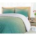 thumbnail image 5 of Ambesonne Abstract Duvet Cover Set, Tech Vector Pattern, Queen, Jade Green Pale Green, 5 of 6