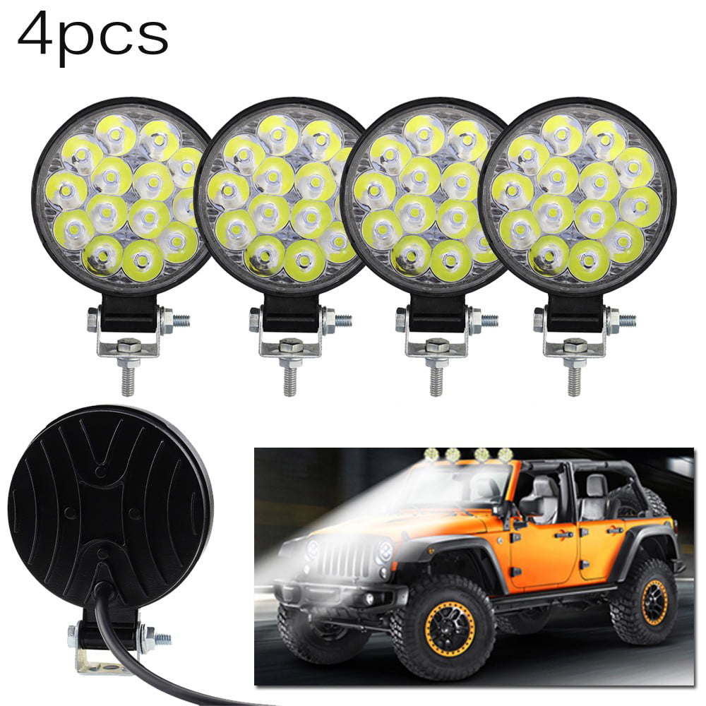 2X LED Work Light Flood Spot Lights Flush Driving Lamp Offroad Car Truck SUV UK 