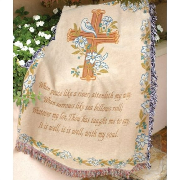 It Is Well With My Soul Afghan Throw - A - H 50 x W 60
