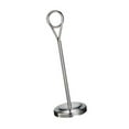 thumbnail image 2 of Numéro de Table en Acier Inoxydable Porte-Signe Photo Stand Taille: (comme Vous pour l'Hôtel Argenté 20cm, 2 of 7