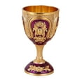 thumbnail image 1 of , decoración de copa, vaso de vino de diseño clásico inastillable, copa de inauguración de la casa, accesorios de boda, cerveza Oro Púrpura, 1 of 8