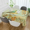 thumbnail image 5 of Coolnut Vintage Bird Rectangle Tablecloth Waterproof Polyester Table Clothative Stain Resistant & Wrinkle Resistant Washable Table Cover for Dining Table/Party/Camping 60x60 Inch Decor Gift, 5 of 7