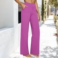 thumbnail image 2 of Pants For Women Yoga Trousers Wide Leg Trousers Sports Trousers Work Casual Trousers With Pockets Pants, 2 of 4