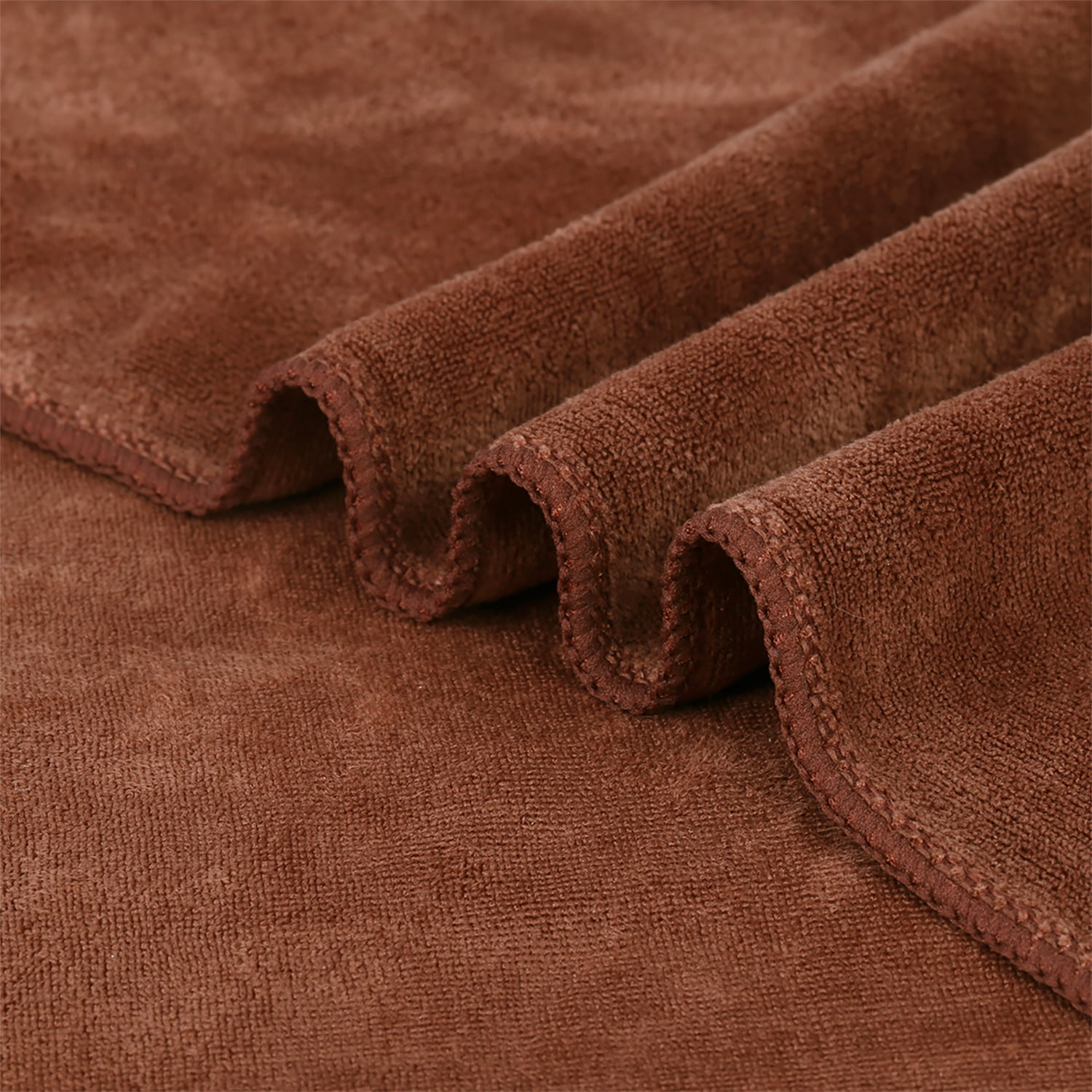 JML Bath Towel Set 2 Pack (30" x 60") - Extra Absorbent, Fast Drying, Coffee Microfiber Towels
